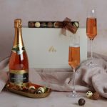 Valentine's Champagne Rosé & Belgian Truffles