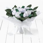 White Hand Tied Bouquet
