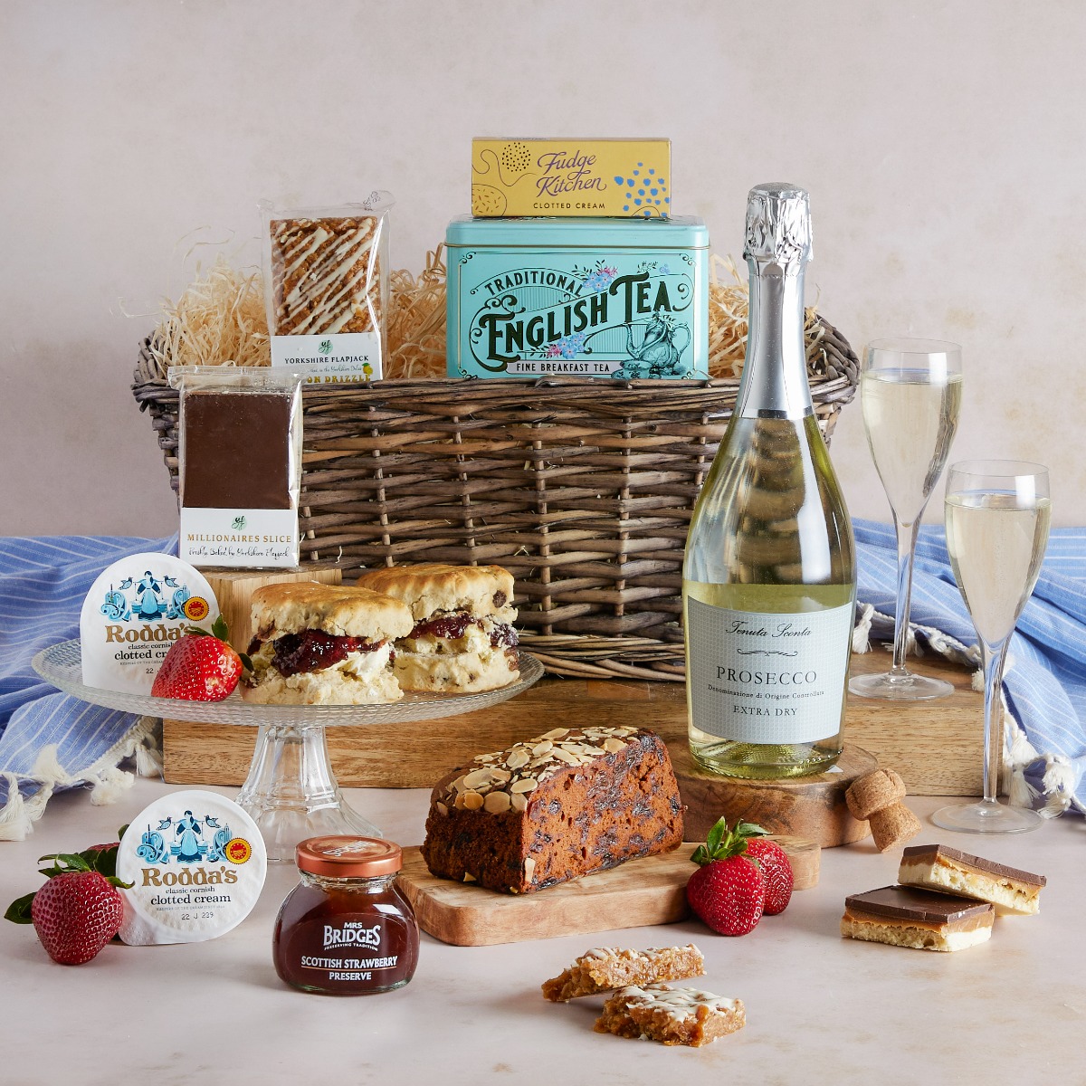 Afternoon Tea With Prosecco Hamper Afternoon Tea Hampers Hampers.com