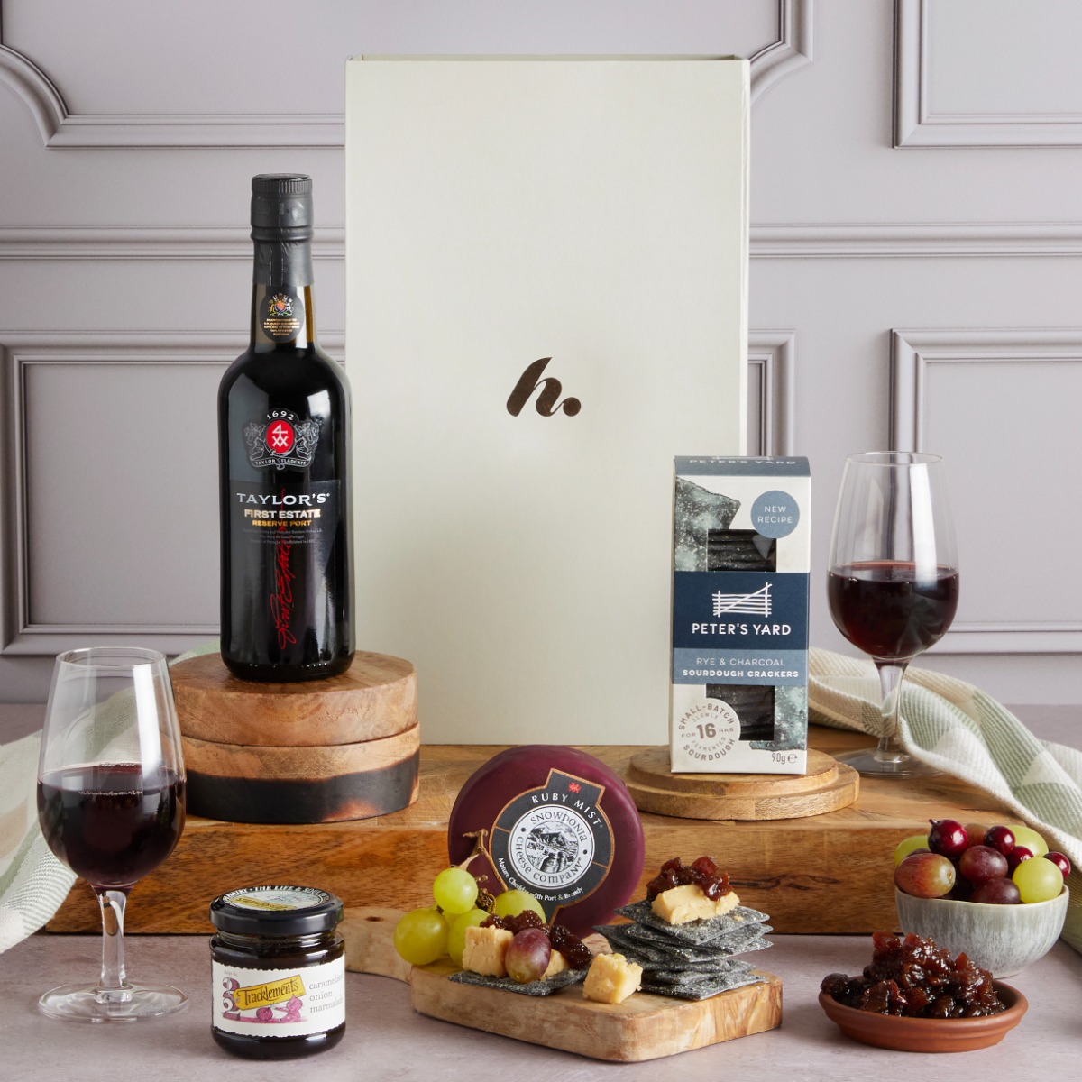Classic Port & Cheese Hamper Port and Cheese Hampers Hampers.com