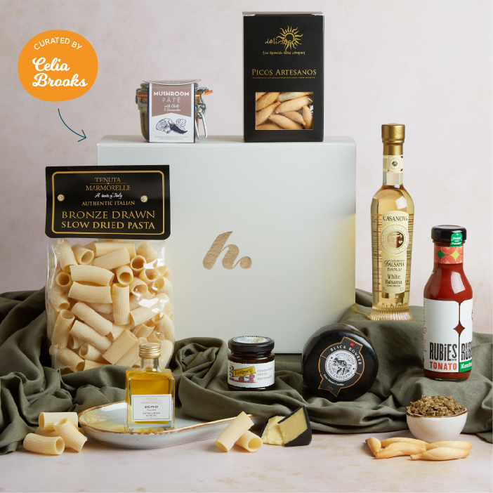 The Kitchen Heroes Gift Box curated by Celia Brooks available at hampers.com