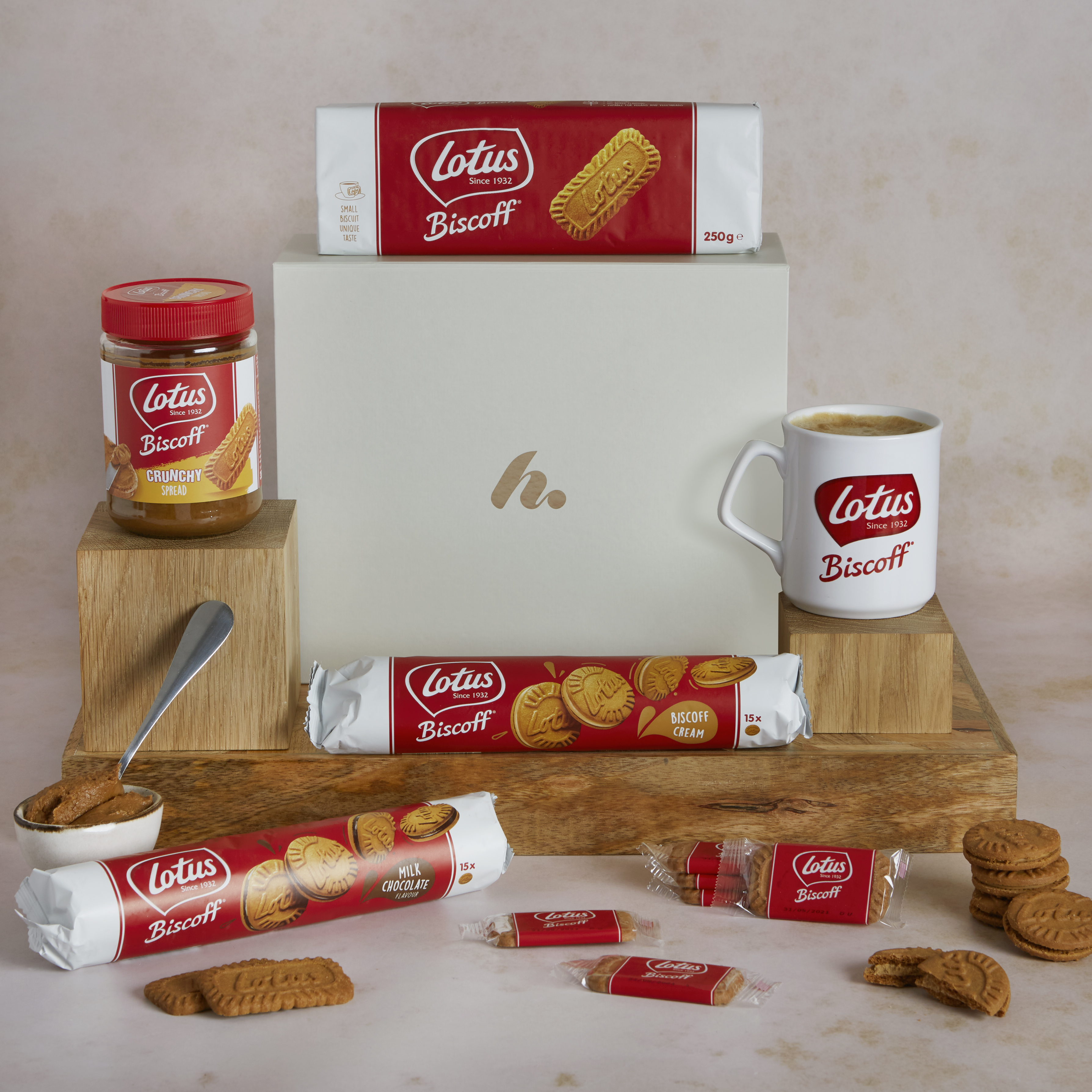The Lotus Biscoff Coffee Break gift box available at hampers.com