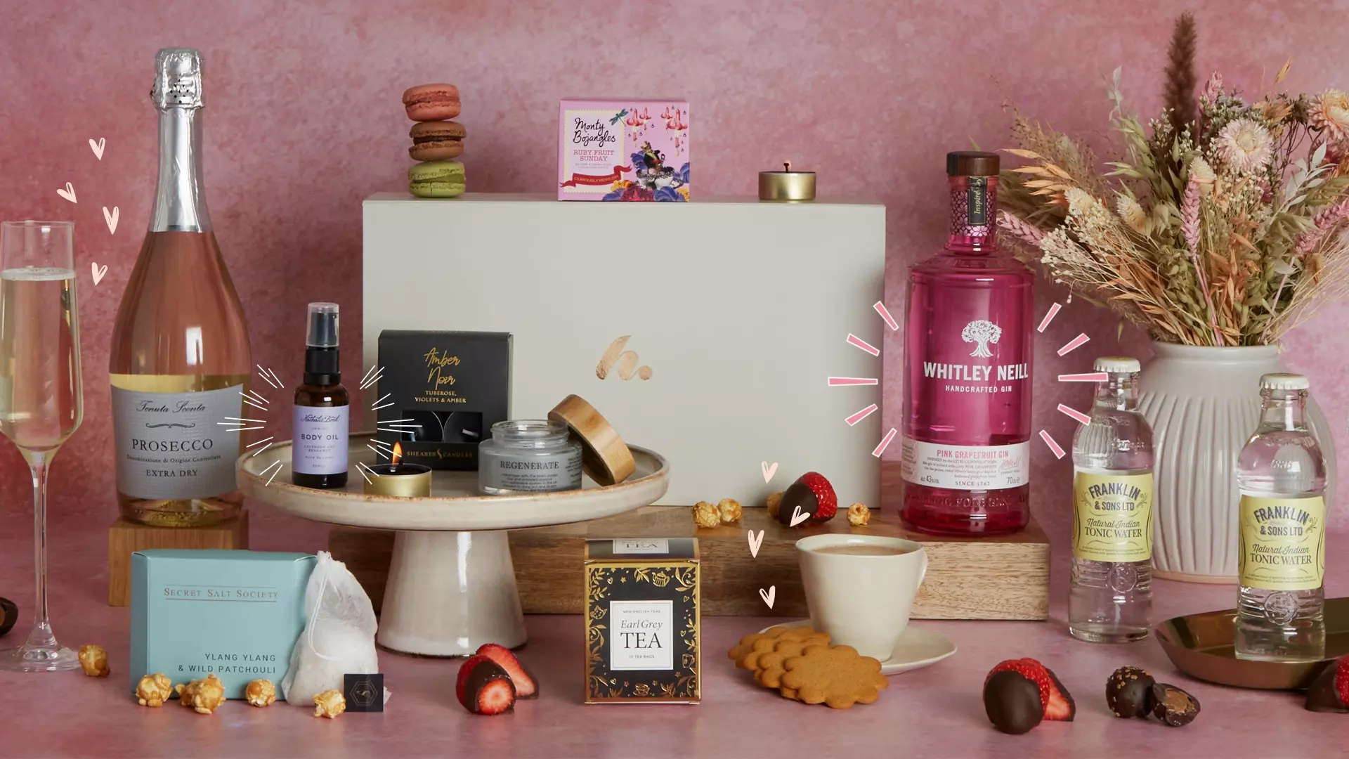 Discover Valentines hampers for her